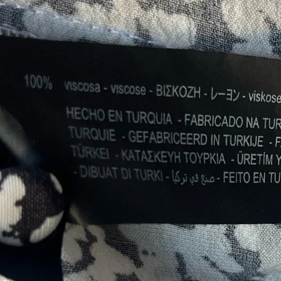 Zara Black & White Long Sleeve Dress - Picture 6 of 6